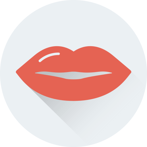 lèvres Generic Circular Icône