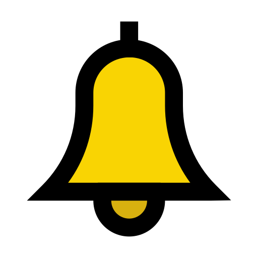 Bell Vector Stall Lineal Color icon