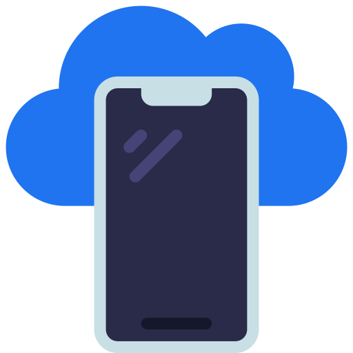 cloud app Juicy Fish Flat icon