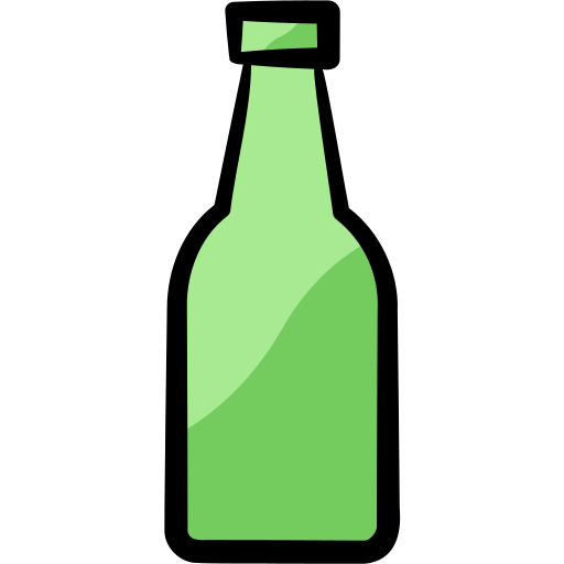 botella Generic Hand Drawn Color icono