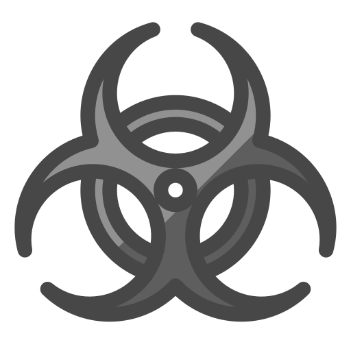 Biohazard Generic Outline Color icon