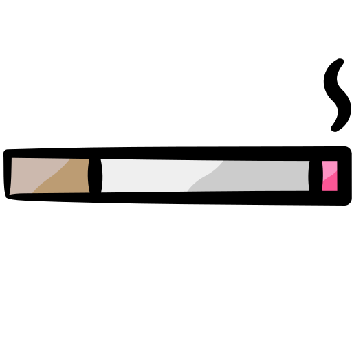 Cigarette Generic Hand Drawn Color icon