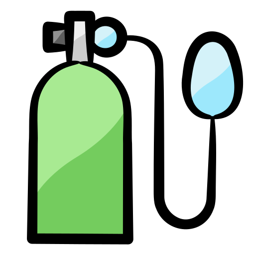 zuurstoftank Generic Hand Drawn Color icoon