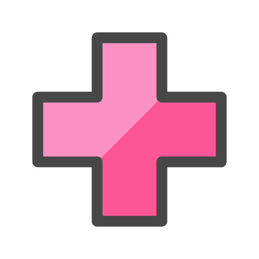 赤十字 Generic Outline Color icon