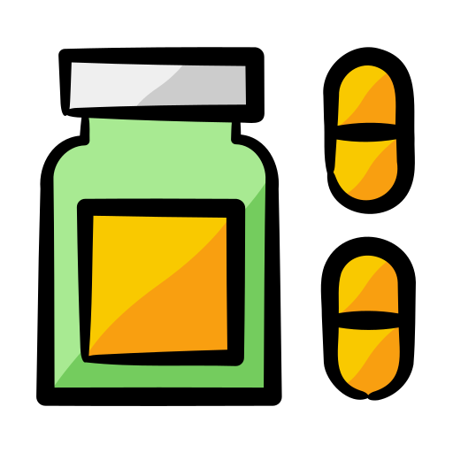vitamina Generic Hand Drawn Color icona