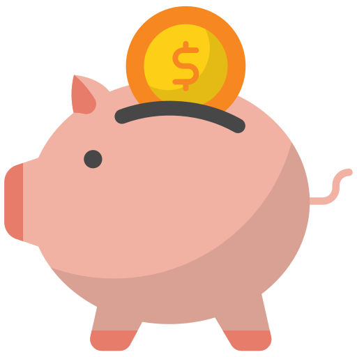 Piggy bank Generic Flat icon