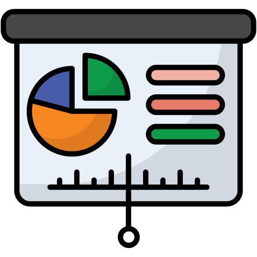 Visualization Generic Outline Color icon