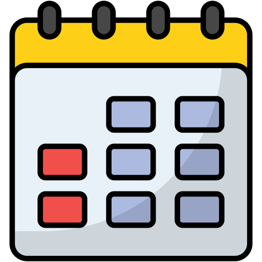 Calendar Generic Outline Color icon