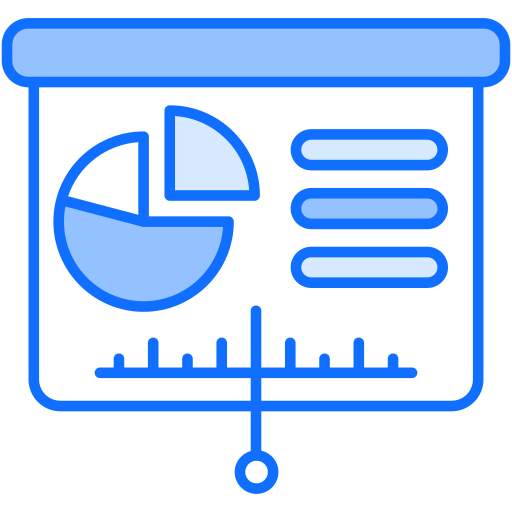 Visualization Generic Blue icon