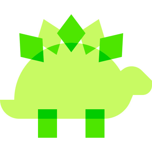 stegosaurus Basic Sheer Flat icon