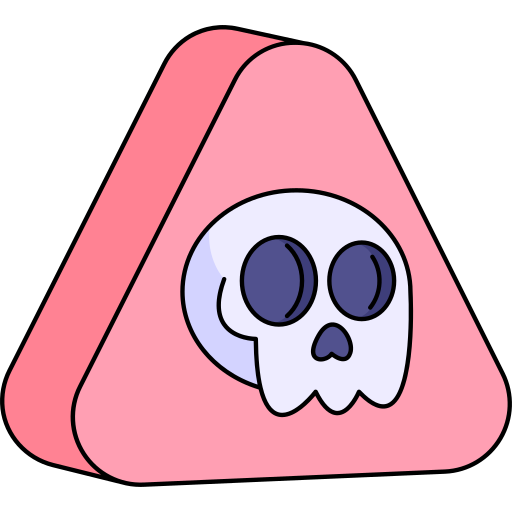 Death Generic Thin Outline Color icon