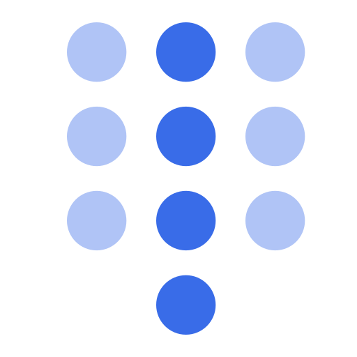 키패드 Generic Blue icon