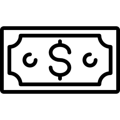 billete de un dólar Special Lineal icono