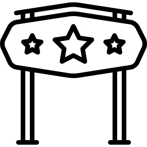 signo de casino Special Lineal icono