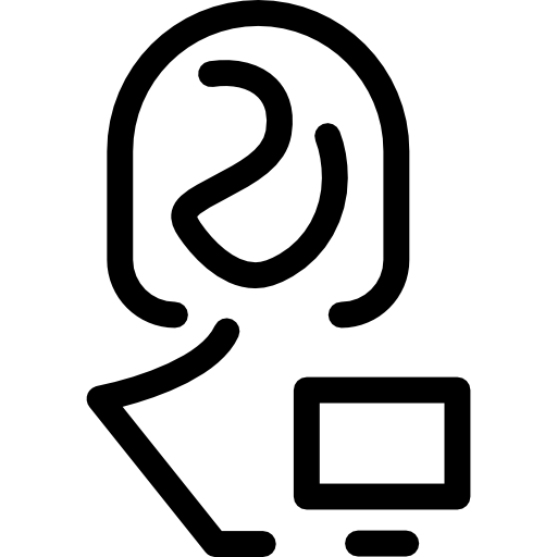 użytkownik komputera pc Special Lineal ikona