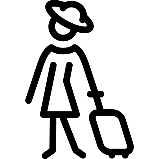 Woman Traveller Special Lineal icon