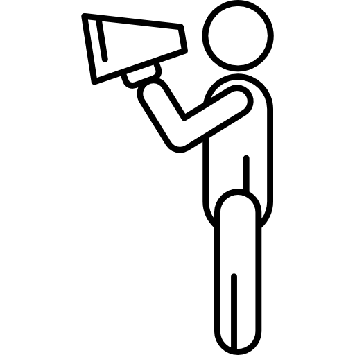 Man Shouting Others Ultrathin icon