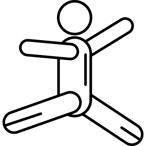 Stick Man Jumping Others Ultrathin icon