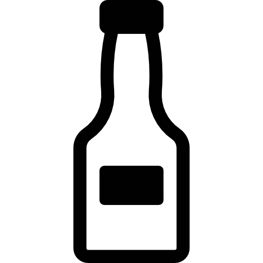 garrafa fechada  Ícone