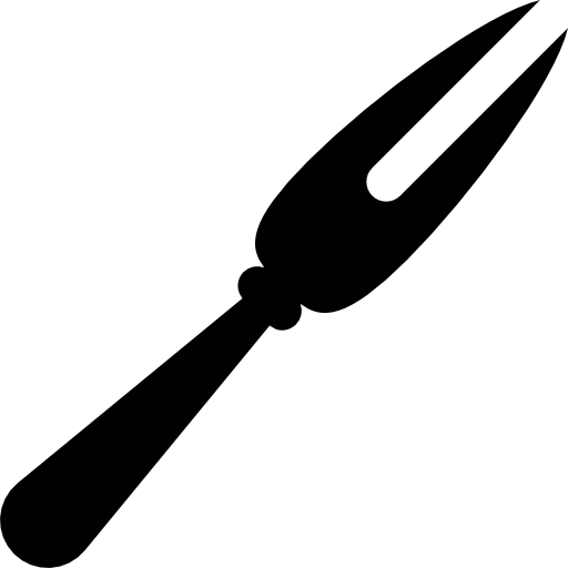 tenedor de carne  icono