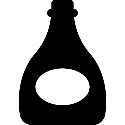 botella de jarabe  icono