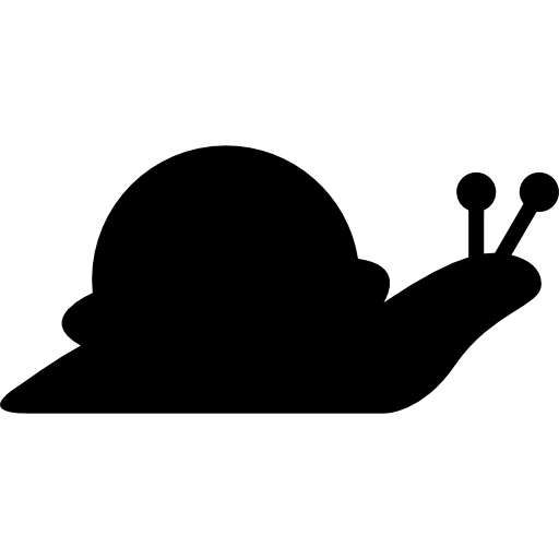Ślimak skierowany w prawo  ikona