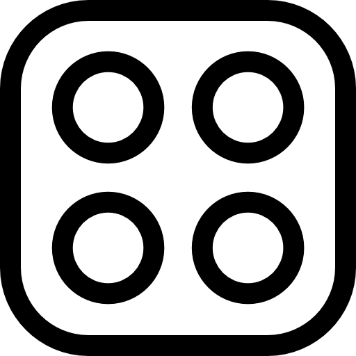 kuchenka Basic Rounded Lineal ikona