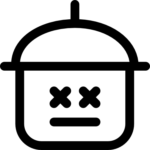 maceta Basic Rounded Lineal icono