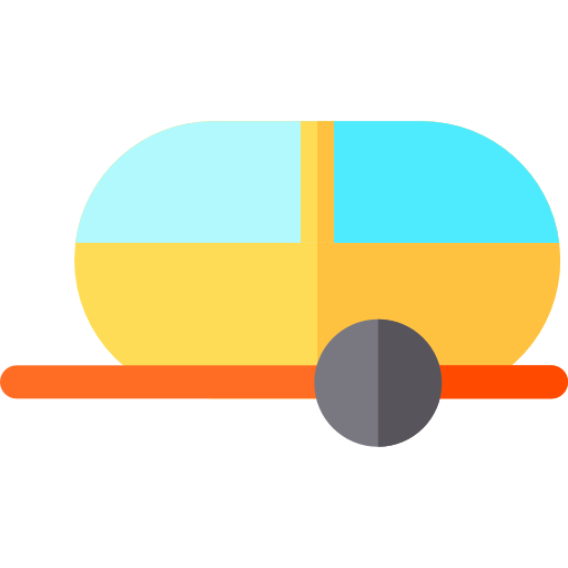 remolque Basic Rounded Flat icono