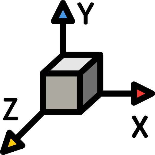 Cartesian Detailed Rounded Lineal color icon