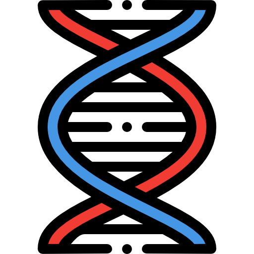 adn Detailed Rounded Lineal color Icône