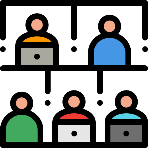Audience Detailed Rounded Lineal color icon