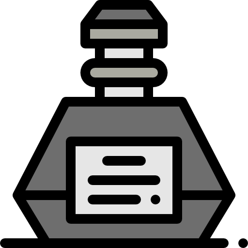 Inkwell Detailed Rounded Lineal color icon