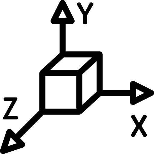 kartezjański Detailed Rounded Lineal ikona