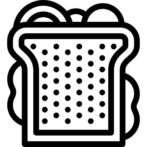 サンドイッチ Detailed Rounded Lineal icon