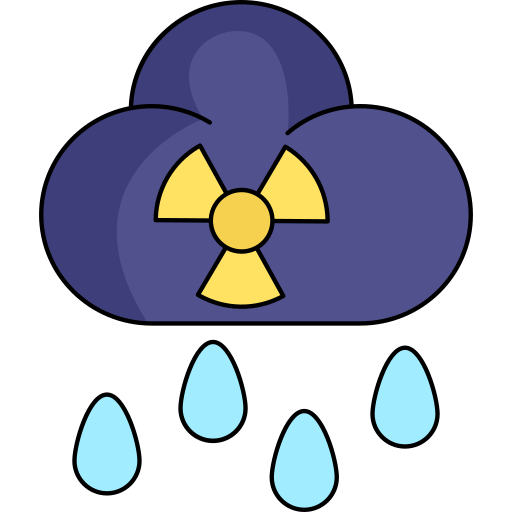 Acid rain Generic Thin Outline Color icon