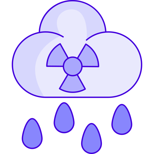 kwaśny deszcz Generic Thin Outline Color ikona