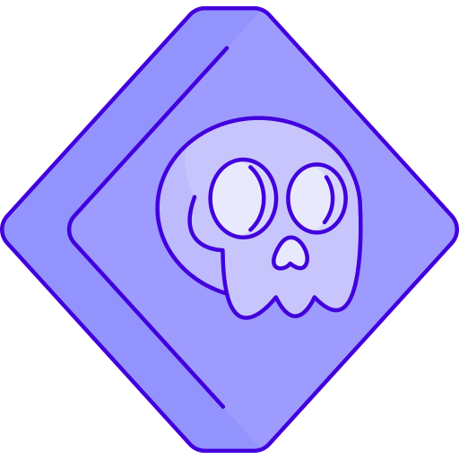 죽음 Generic Thin Outline Color icon