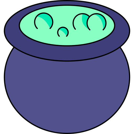 Cauldron Generic Thin Outline Color icon