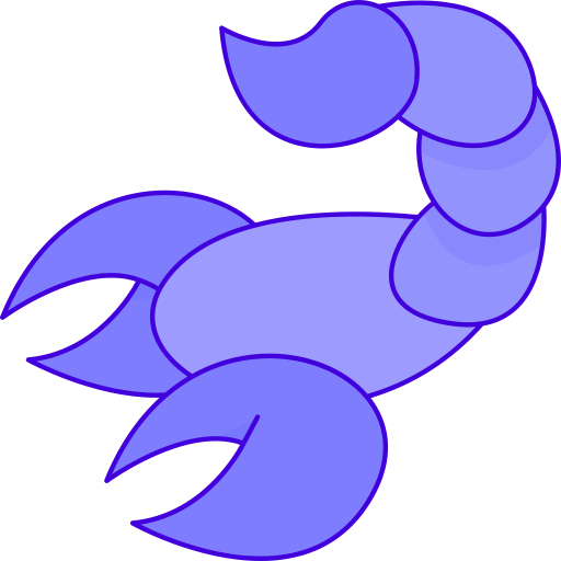 Scorpion Generic Thin Outline Color icon