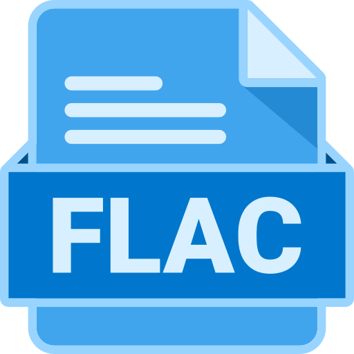 Flac Generic Outline Color icon