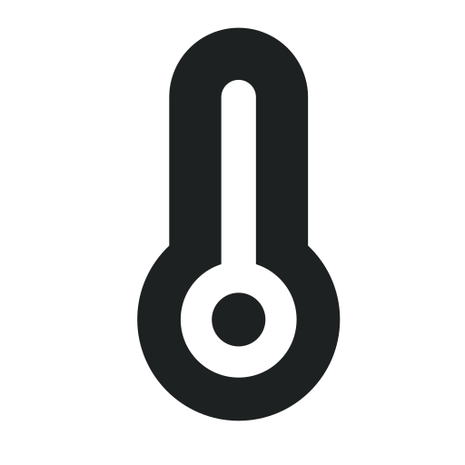 alta temperatura Generic Glyph icono