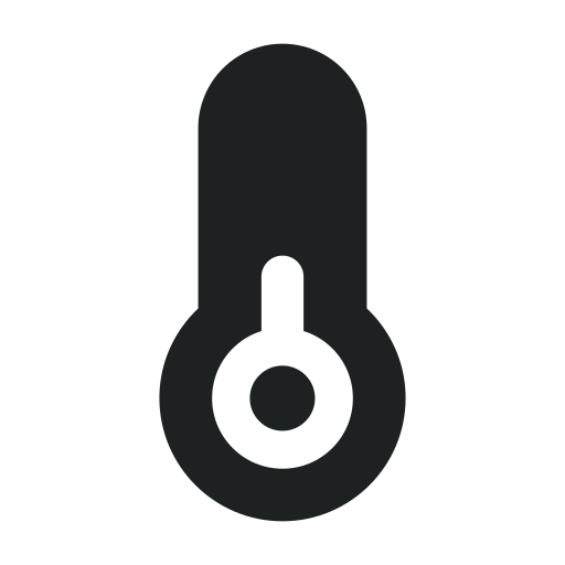 baja temperatura Generic Glyph icono