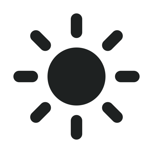soleado Generic Glyph icono