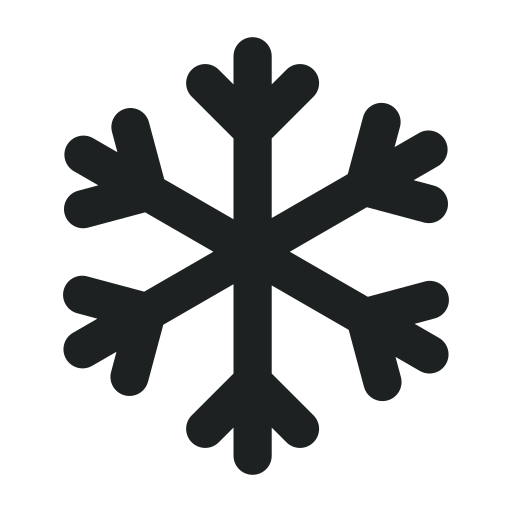 copo de nieve Generic Glyph icono