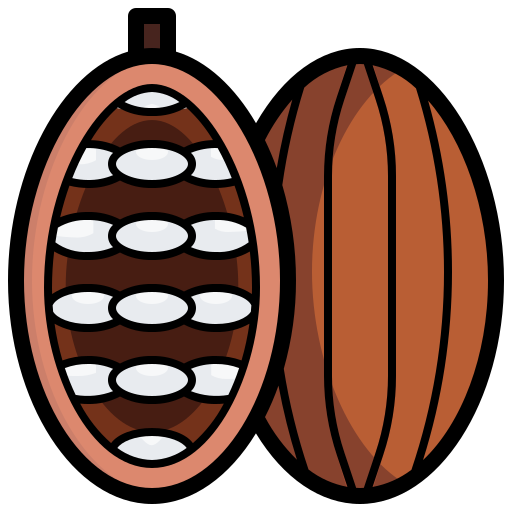 cacao Generic Outline Color icono