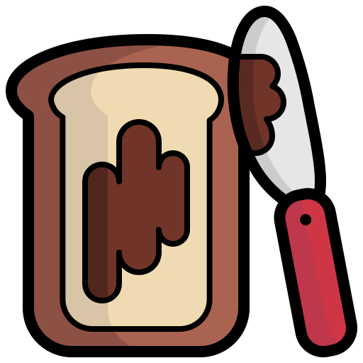 トースト Generic Outline Color icon