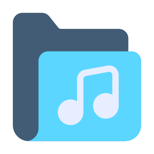 Music folder Generic Flat icon