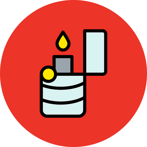 feuerzeug Generic Outline Color icon