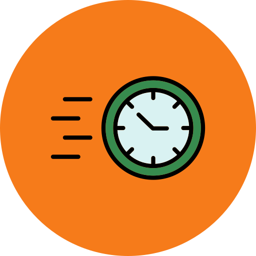 Fast time Generic Outline Color icon